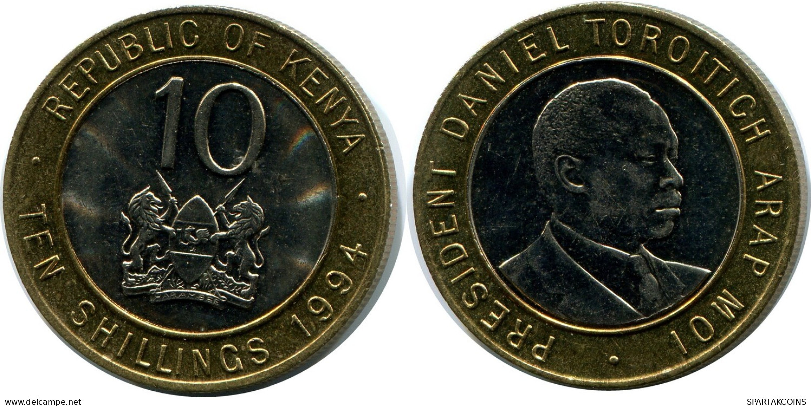 10 SHILLINGS 1994 KENYA Coin #AZ199.U.A - Kenya