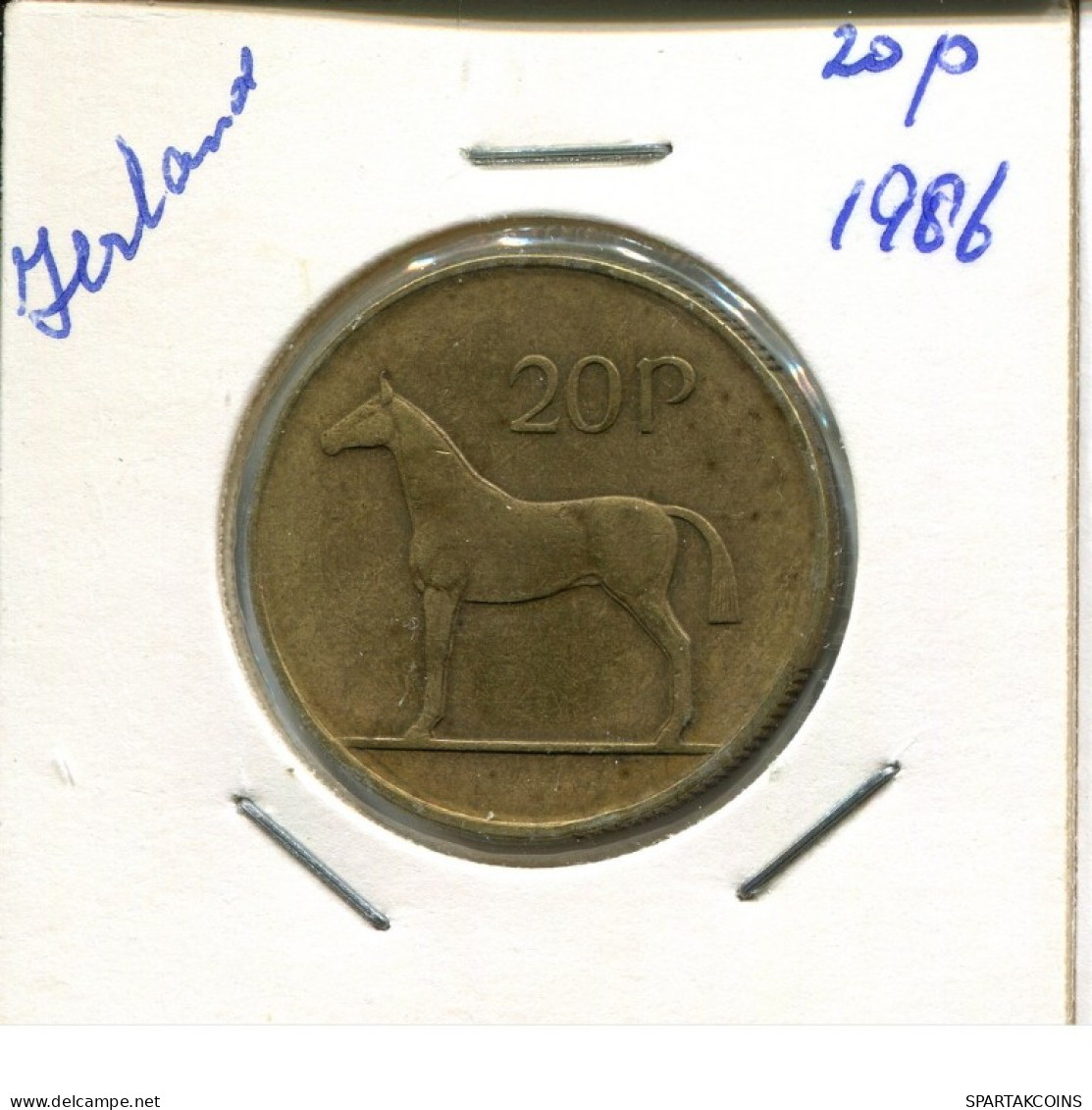 20 PENCE 1986 IRELAND Coin #AN611.U.A - Irland