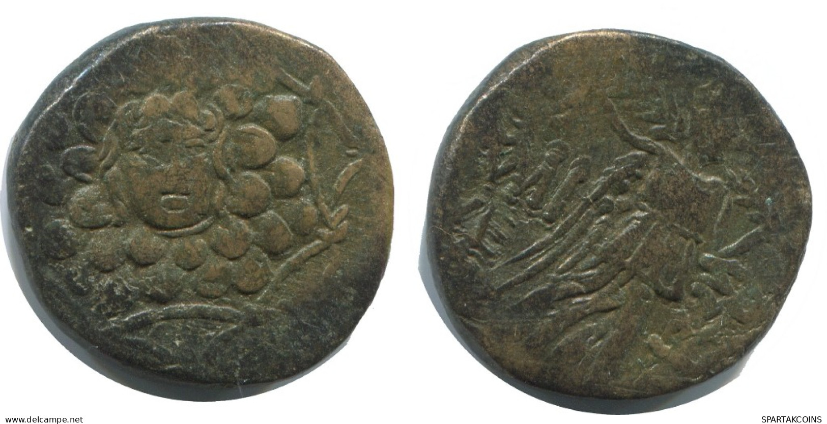 AMISOS PONTOS AEGIS WITH FACING GORGON Ancient GREEK Coin 7.1g/21mm #AF776.25.U.A - Griechische Münzen