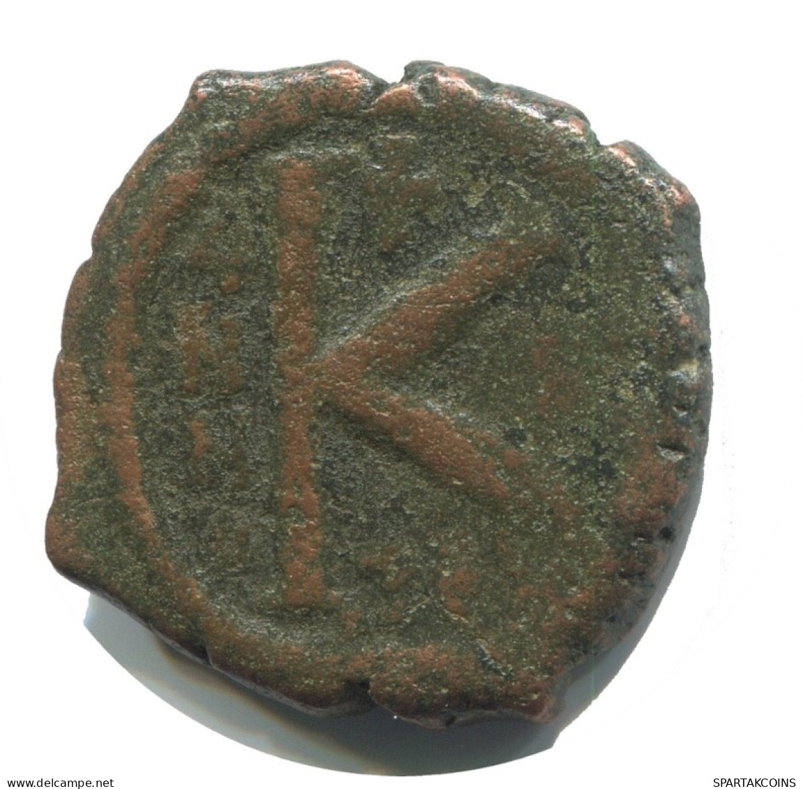 FLAVIUS MAURITIUS TIBERIUS AUGUSTUS Antiguo BYZANTINE Moneda 5.8g/23mm #AB366.9.E.A - Byzantinische Münzen