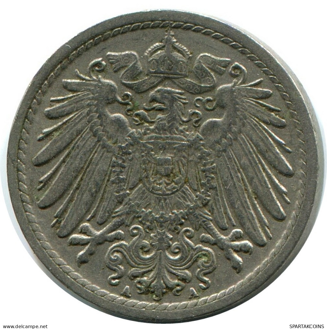 5 PFENNIG 1914 A ALEMANIA Moneda GERMANY #DB203.E.A - 5 Pfennig