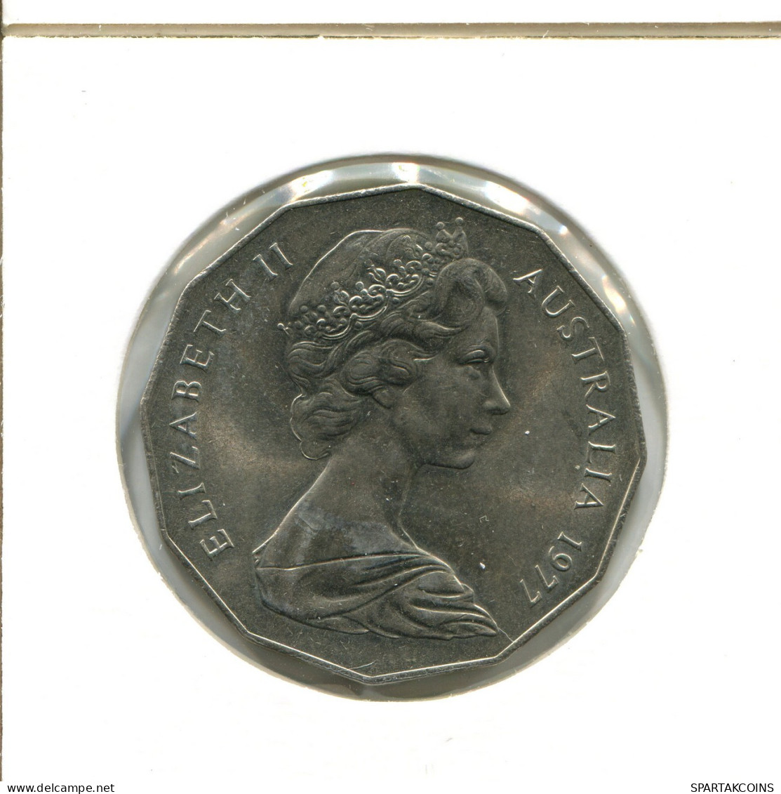 50 CENTS 1977 AUSTRALIA Moneda #AX344.E.A - 50 Cents