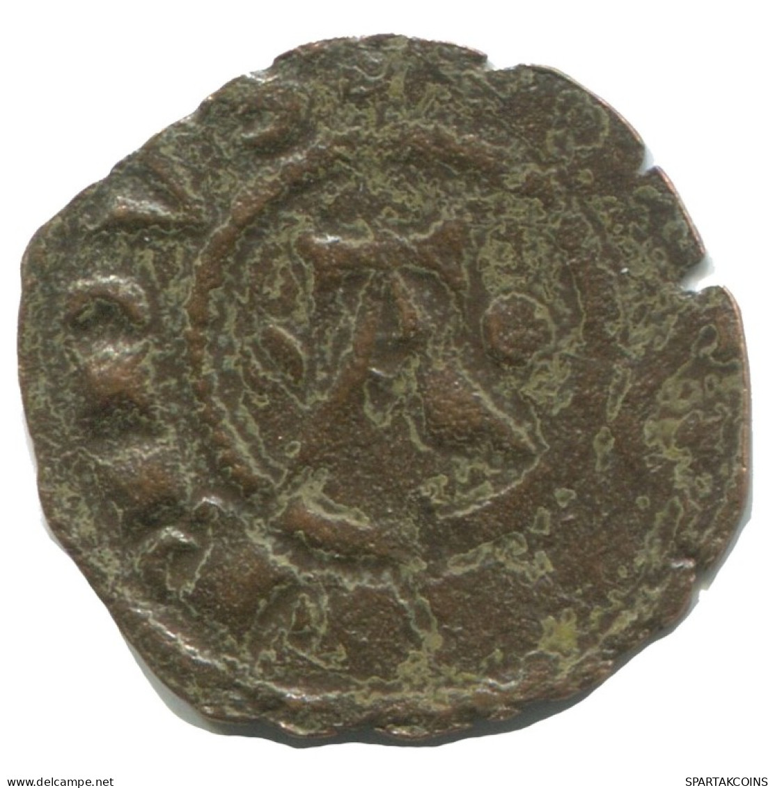 CRUSADER CROSS Authentic Original MEDIEVAL EUROPEAN Coin 0.5g/15mm #AC356.8.E.A - Other - Europe