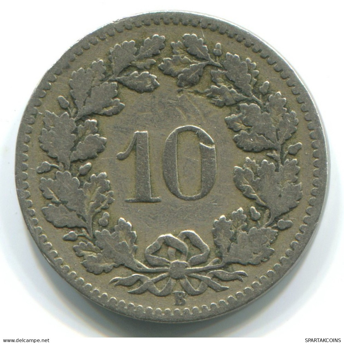 10 RAPPEN 1885 SCHWEIZ SWITZERLAND Münze #WW1129.D.A - Autres & Non Classés