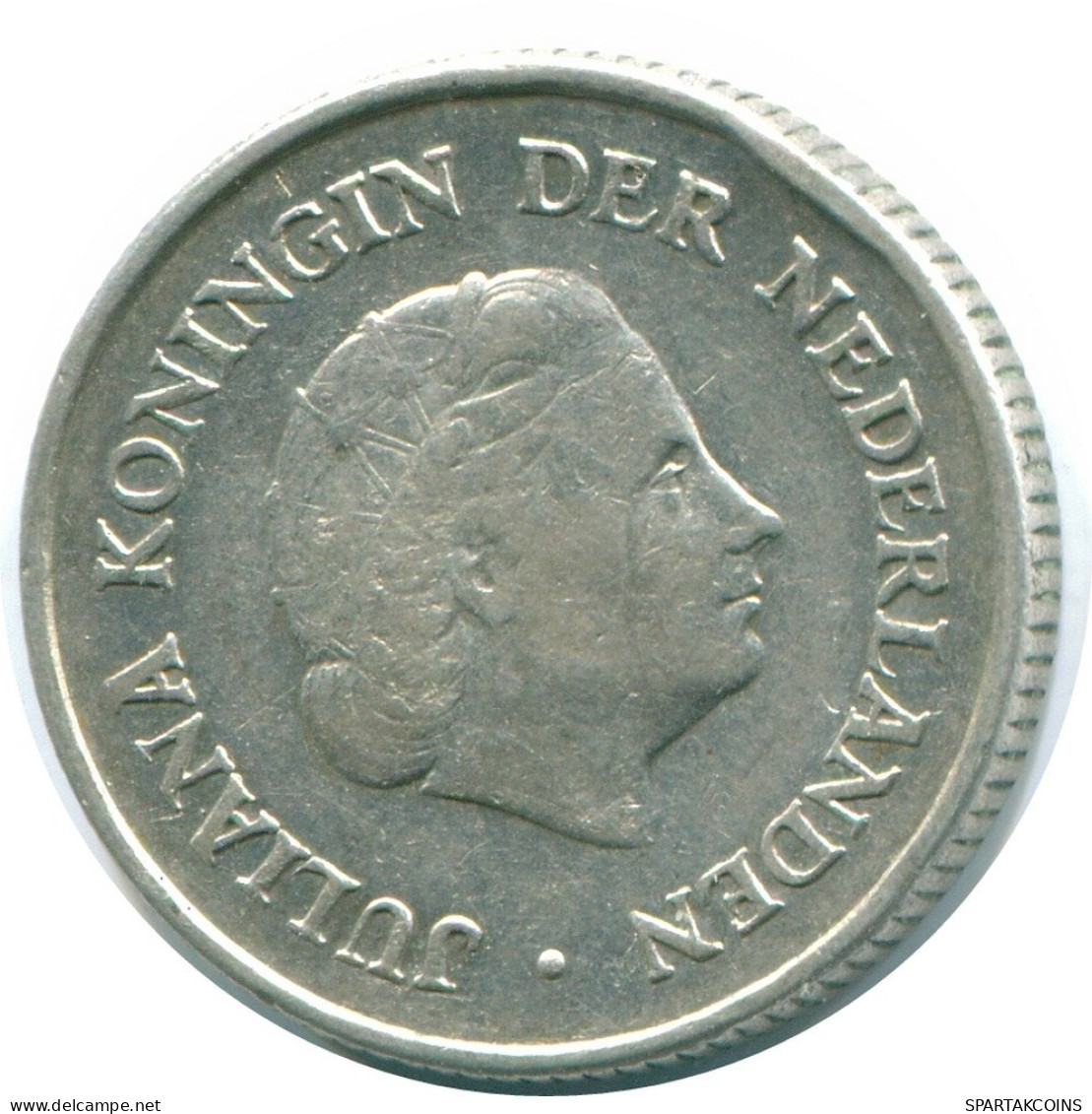 1/4 GULDEN 1962 NIEDERLÄNDISCHE ANTILLEN SILBER Koloniale Münze #NL11106.4.D.A - Nederlandse Antillen
