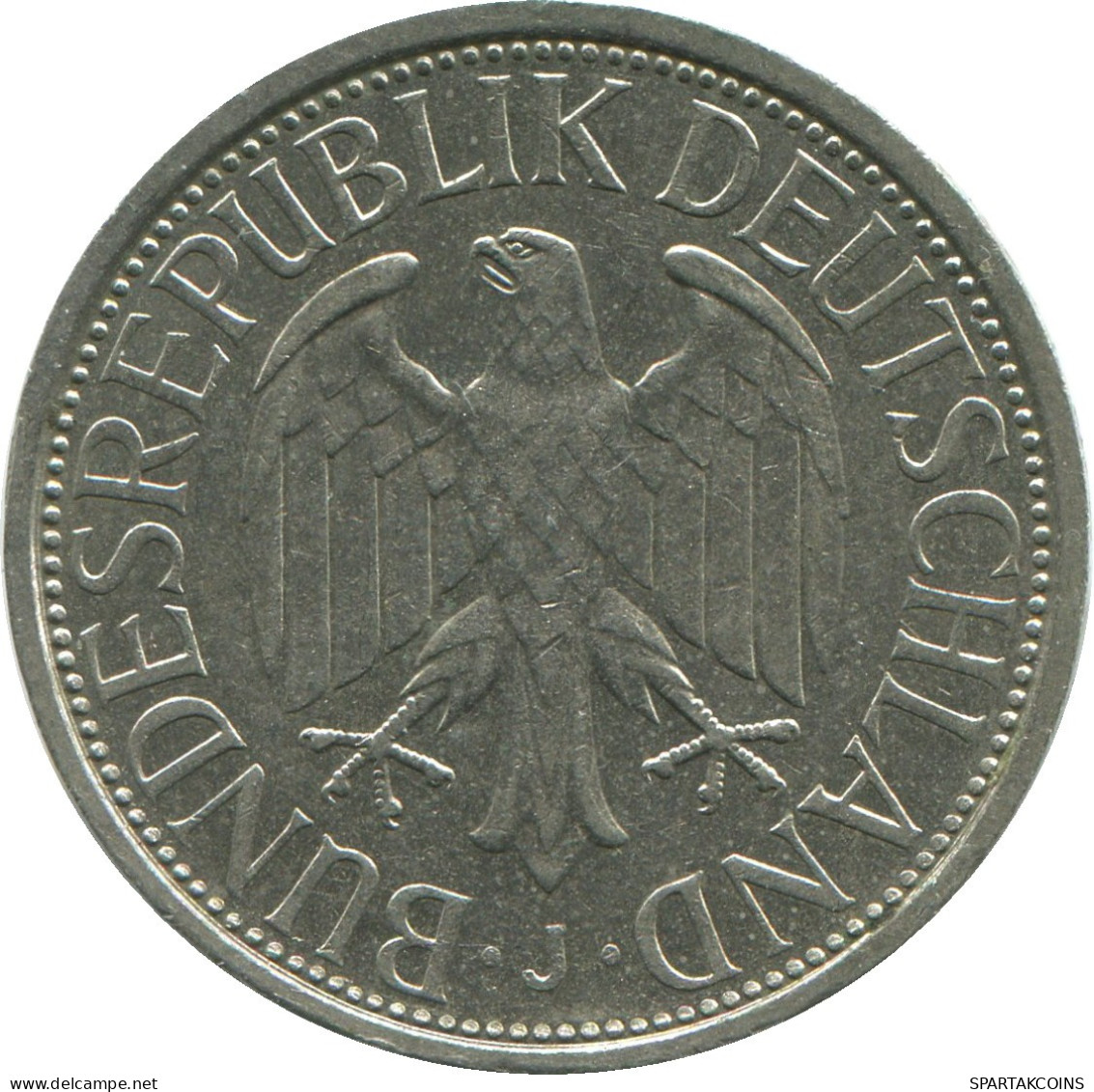 1 MARK 1973 J WEST & UNIFIED GERMANY Coin #DE10415.5.U.A - 1 Marco