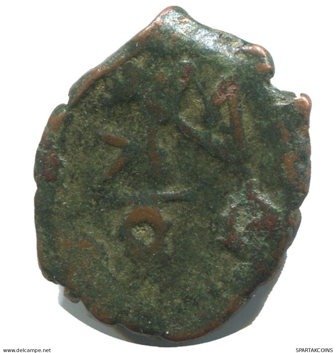 FLAVIUS JUSTINUS II FOLLIS Authentic Ancient BYZANTINE Coin 1.6g/17m #AB408.9.U.A - Bizantinas