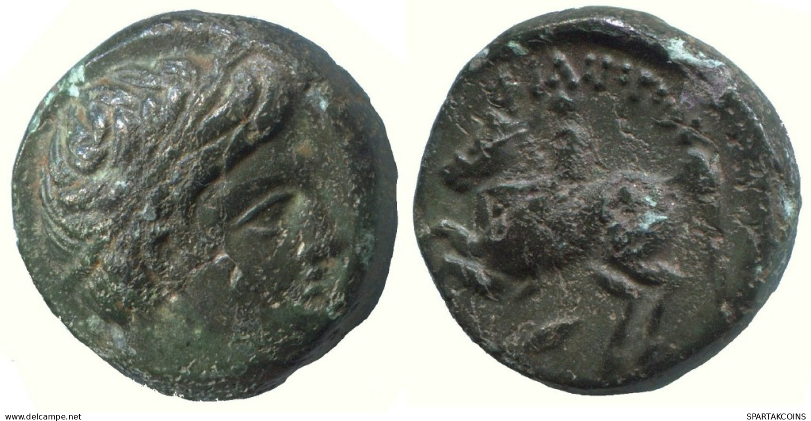 MACEDONIAN KINGDOM PHILIP II 359-336 BC APOLLO HORSEMAN 5.6g/18mm GRIECHISCHE Münze #AA006.58.D.A - Griechische Münzen