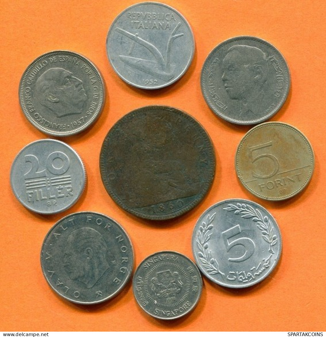 Collection MUNDO Moneda Lote Mixto Diferentes PAÍSES Y REGIONES #L10302.1.E.A - Other & Unclassified