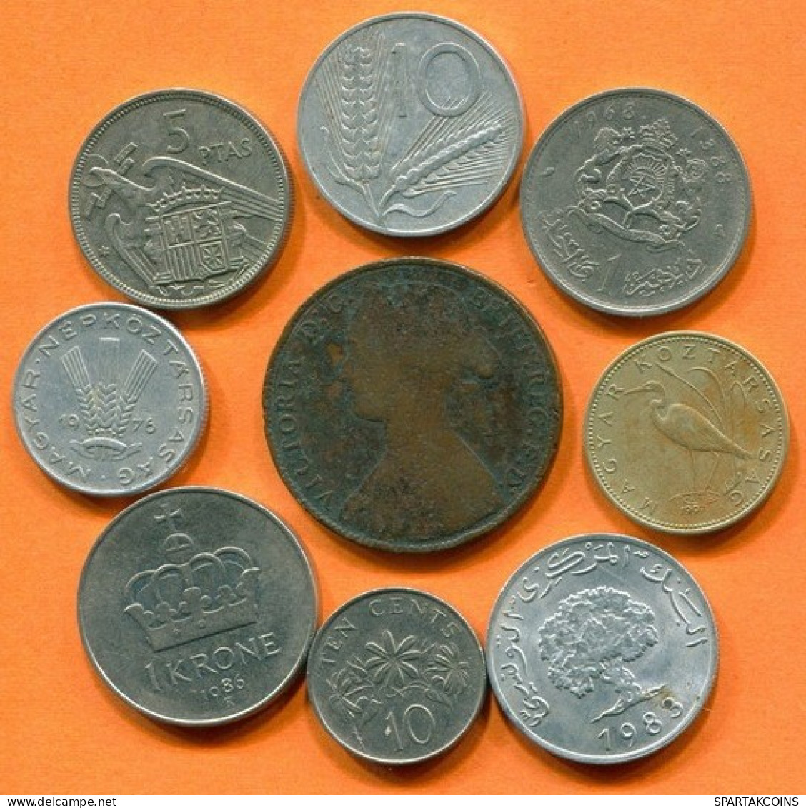 Collection MUNDO Moneda Lote Mixto Diferentes PAÍSES Y REGIONES #L10302.1.E.A - Autres & Non Classés