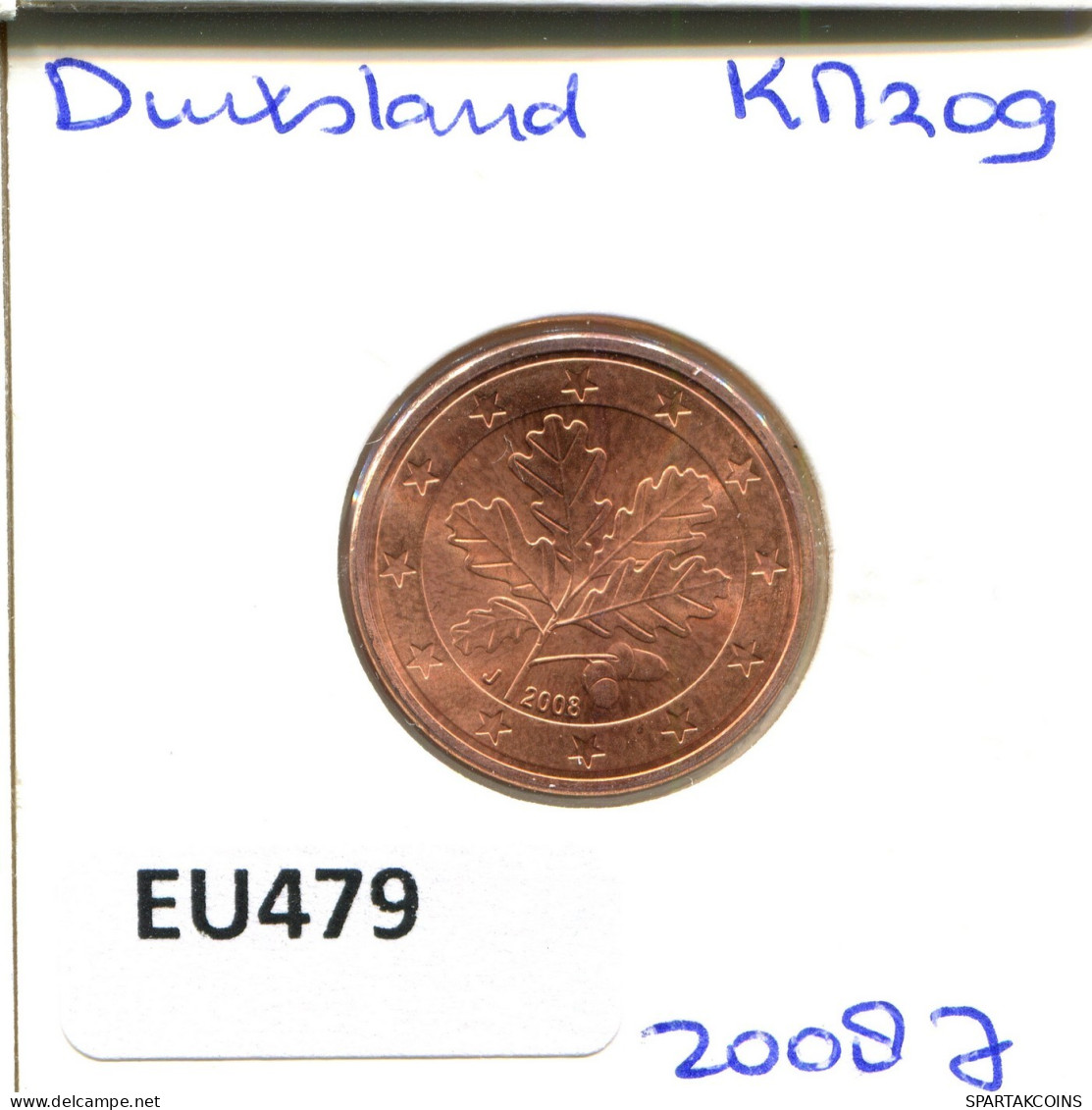 5 EURO CENTS 2008 GERMANY Coin #EU479.U.A - Allemagne