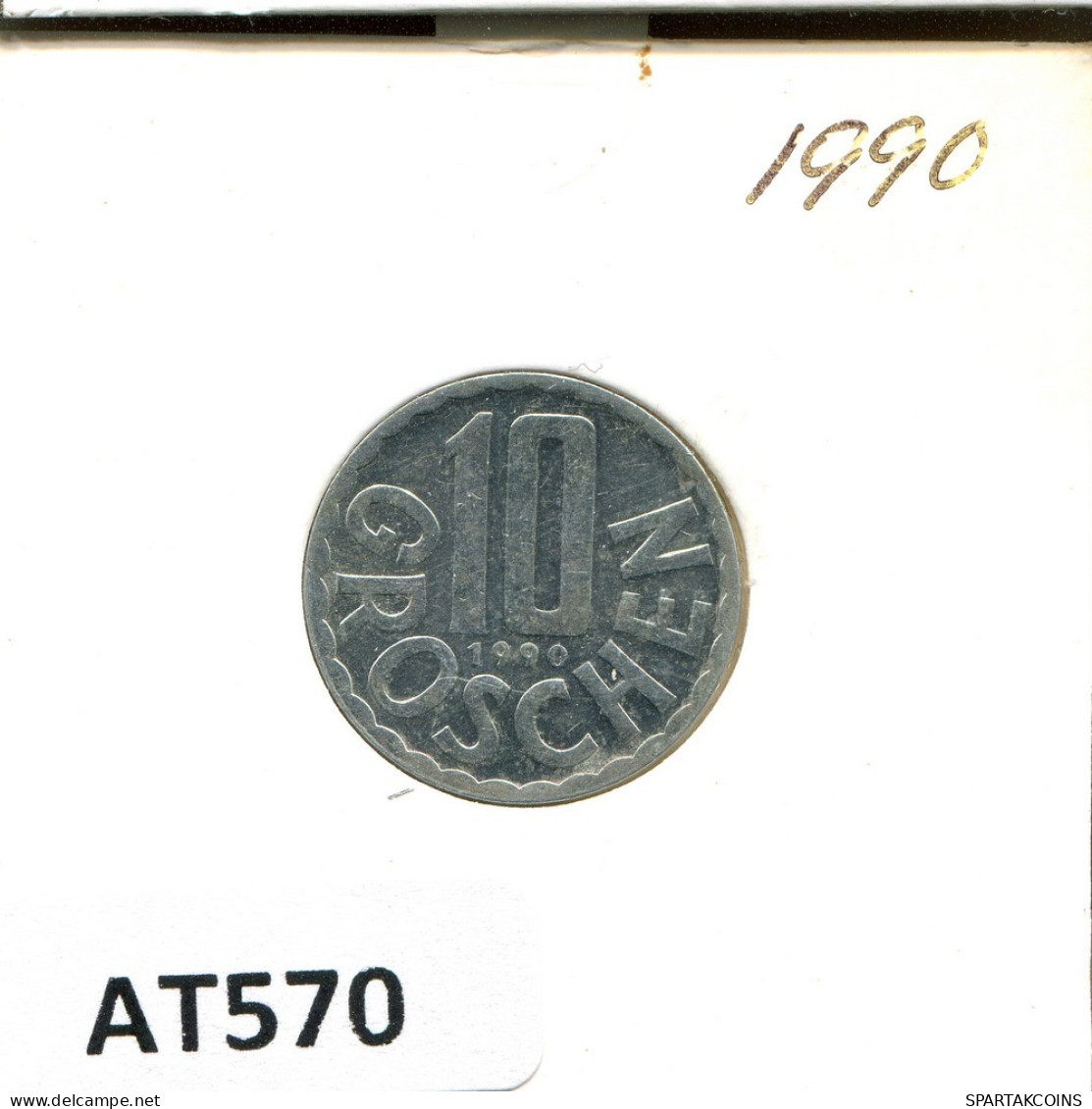 10 GROSCHEN 1990 AUSTRIA Coin #AT570.U.A - Oostenrijk