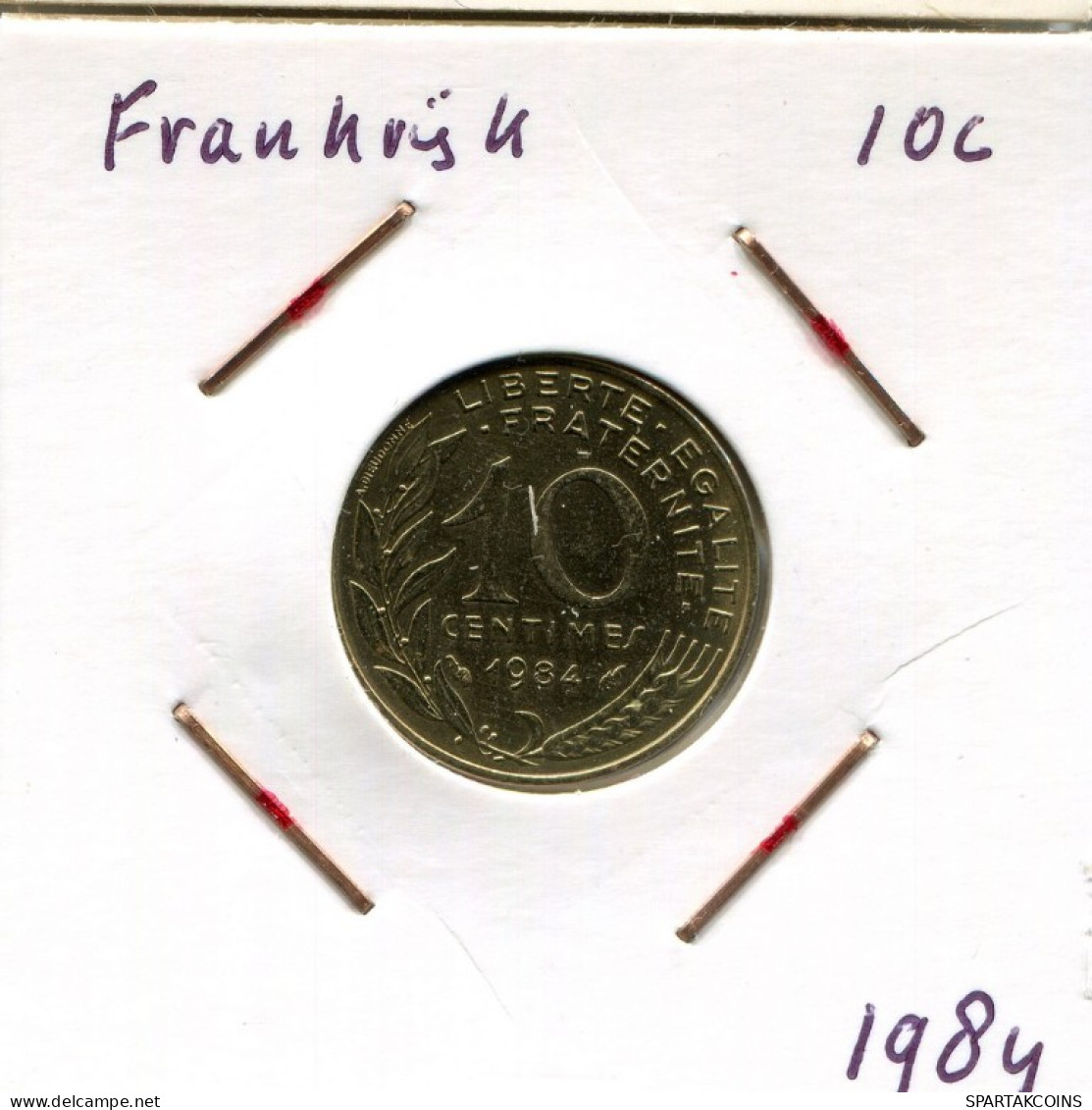 10 CENTIMES 1984 FRANCE Pièce Française #AM825.F.A - 10 Centimes