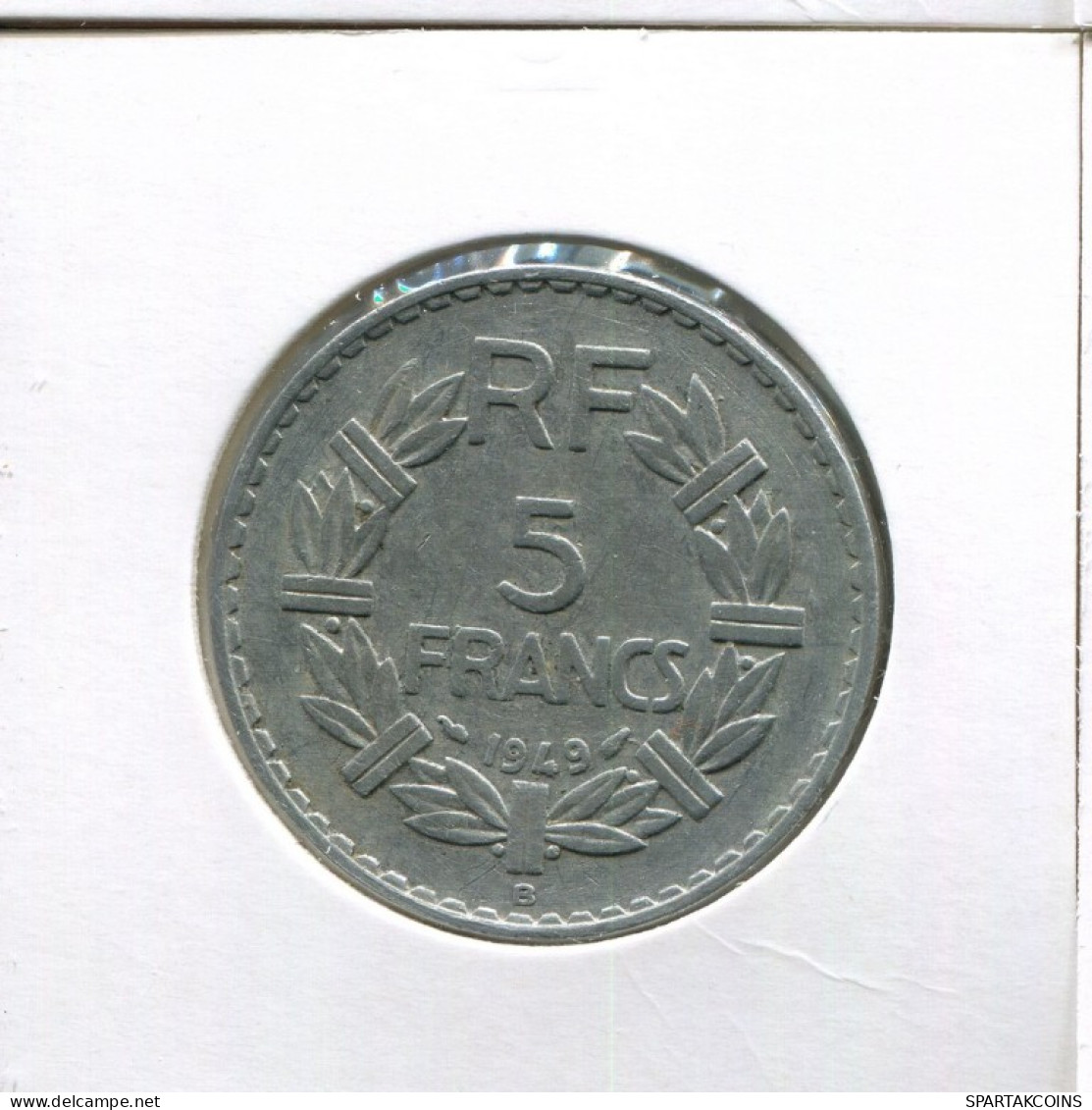 5 FRANCS 1949 B FRANKREICH FRANCE Französisch Münze #AK752.D.A - 5 Francs