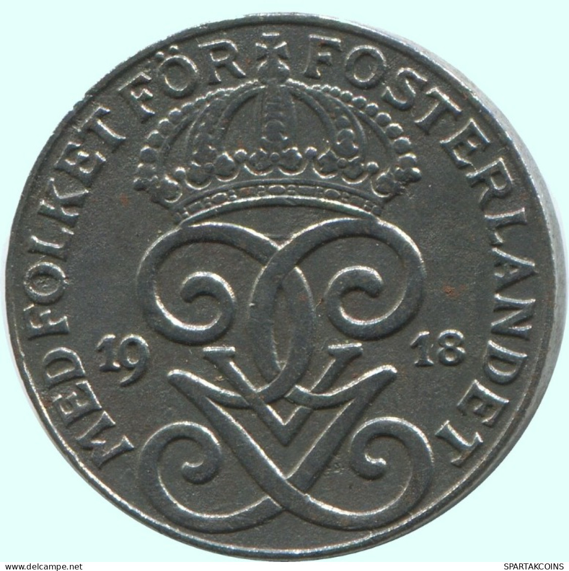 2 ORE 1918 SUECIA SWEDEN Moneda #AC854.2.E.A - Suède