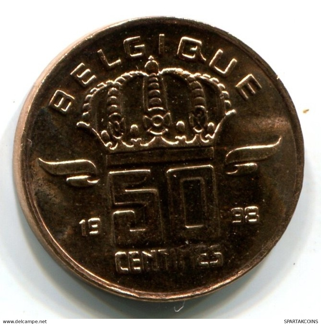 50 CENTIMES 1998 FRENCH Text BÉLGICA BELGIUM Moneda UNC #W11275.E.A - 50 Cents