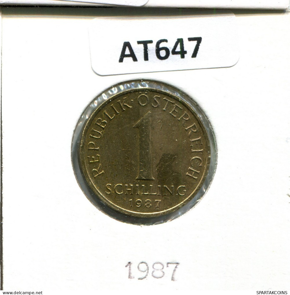 1 SCHILLING 1987 AUSTRIA Moneda #AT647.E.A - Austria
