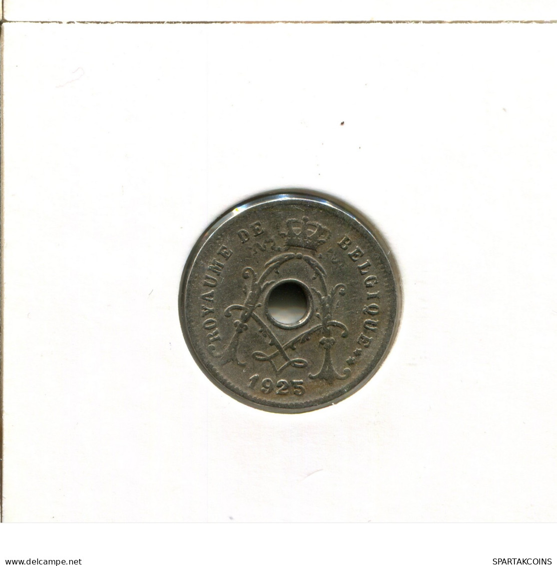5 CENTIMES 1925 Französisch Text BELGIEN BELGIUM Münze #AW260.D.A - 5 Cents