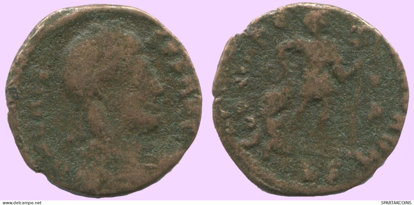 LATE ROMAN EMPIRE Follis Ancient Authentic Roman Coin 1.8g/17mm #ANT1989.7.U.A - The End Of Empire (363 AD Tot 476 AD)