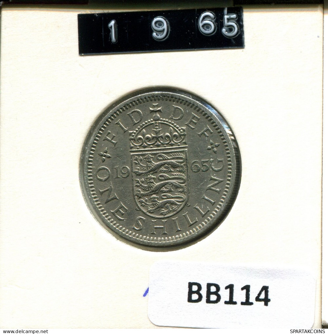 SHILLING 1965 UK GROßBRITANNIEN GREAT BRITAIN Münze #BB114.D.A - I. 1 Shilling