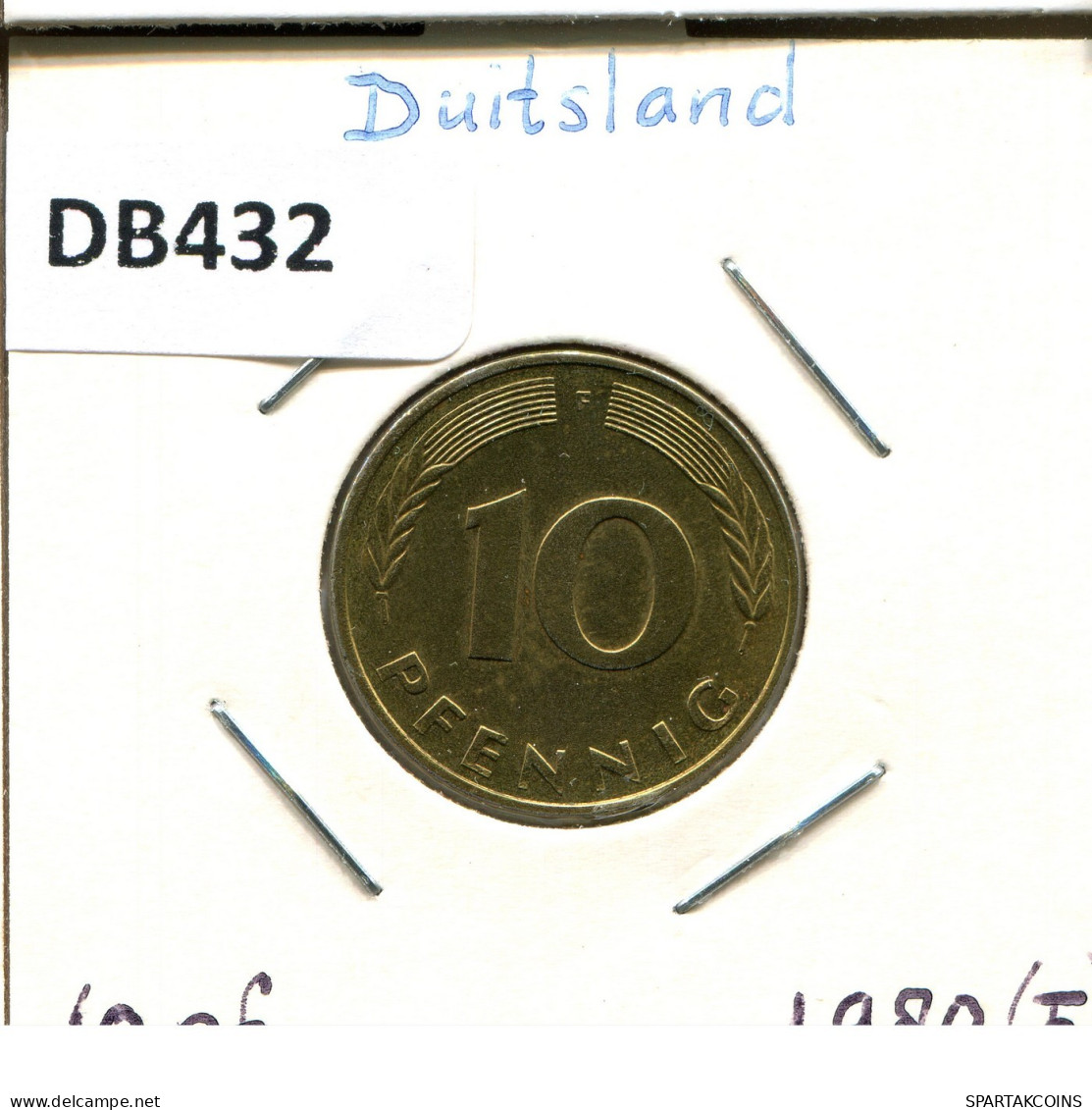 10 PFENNIG 1980 F BRD ALEMANIA Moneda GERMANY #DB432.E.A - 10 Pfennig