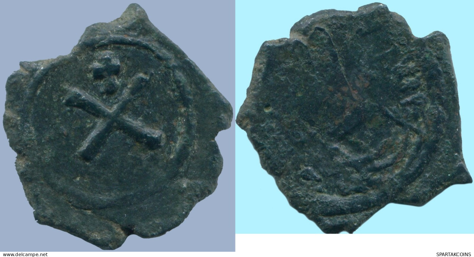 TIBERIUS II CONSTANTINEDECANUMMIUM CONSTANTINOPLE 3.65g/21.2mm #ANC13660.16.F.A - Byzantium