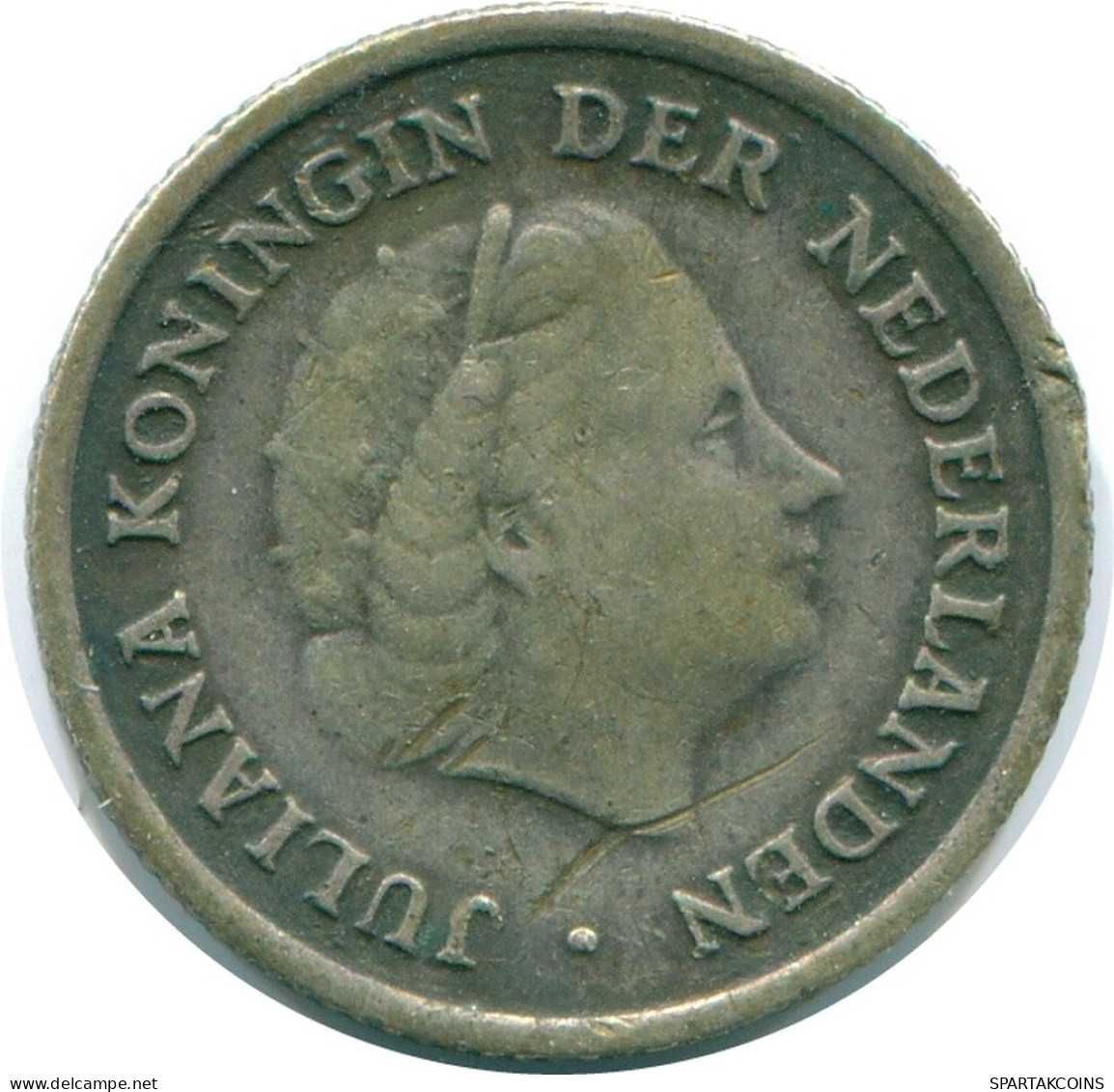 1/10 GULDEN 1959 ANTILLAS NEERLANDESAS PLATA Colonial Moneda #NL12236.3.E.A - Niederländische Antillen