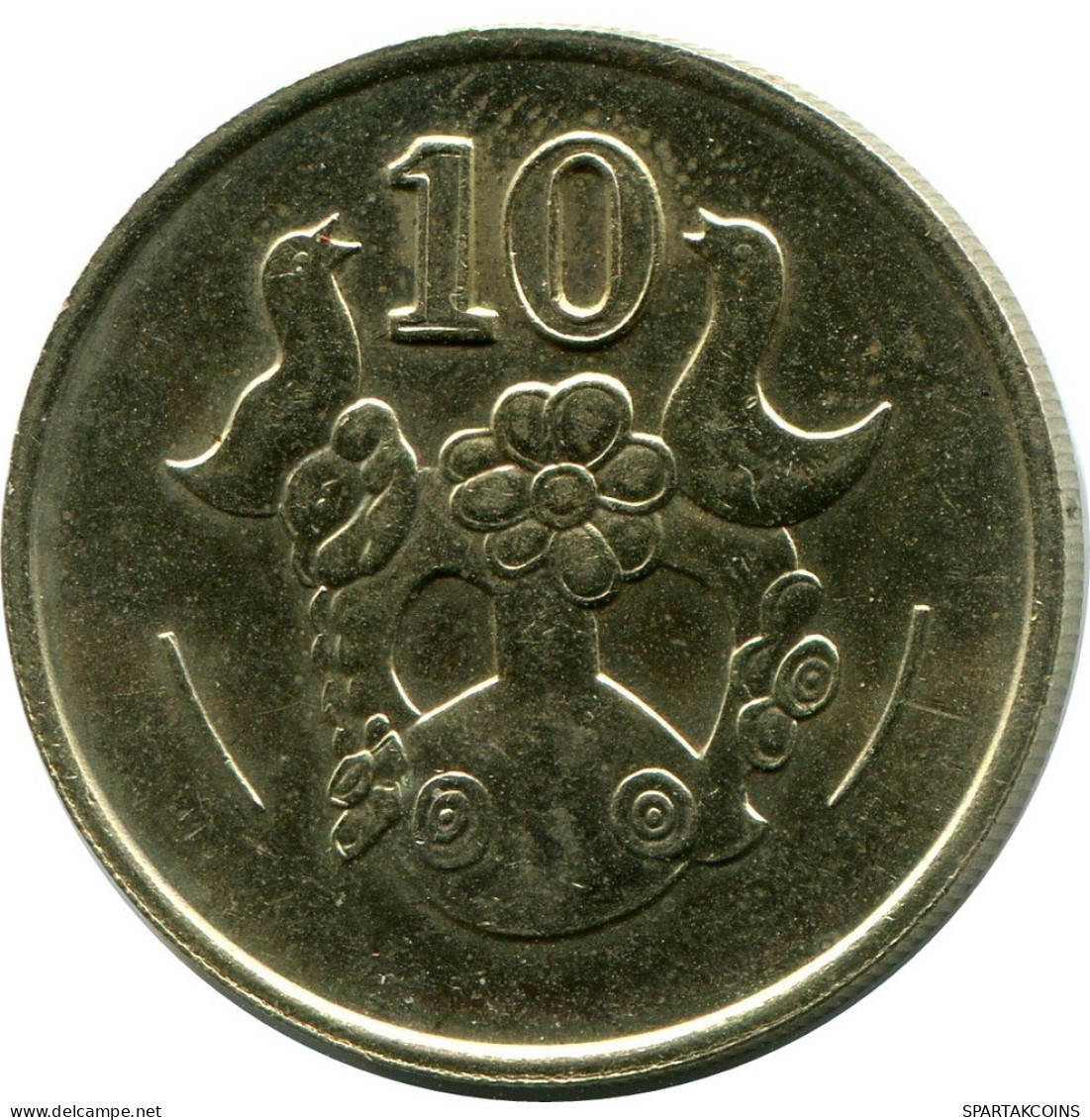 10 CENTS 1988 ZYPERN CYPRUS Münze #AP295.D.A - Chypre