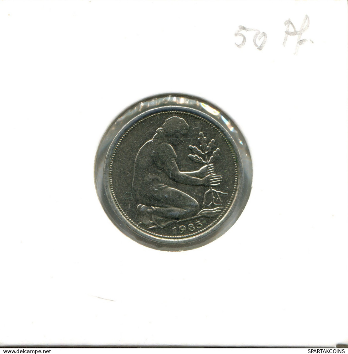 50 PFENNIG 1983 J BRD ALEMANIA Moneda GERMANY #DA879.E.A - 50 Pfennig