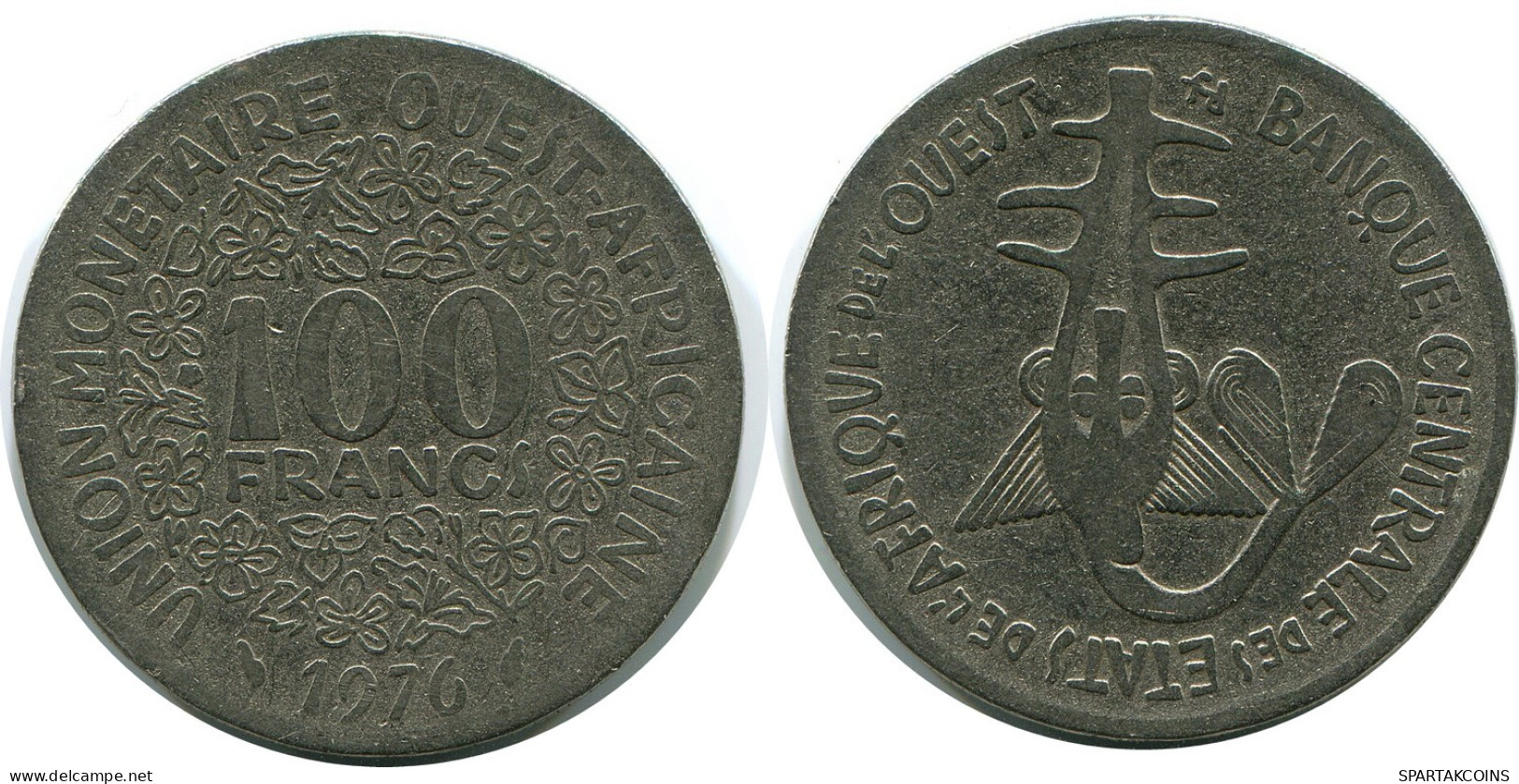 100 FRANCS 1976 WESTERN AFRICAN STATES Pièce #AP959.F.A - Other - Africa