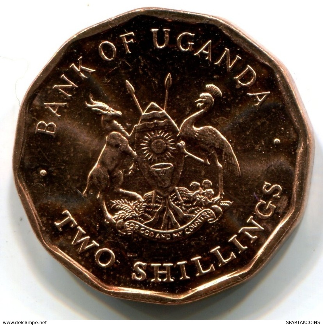 2 SHILLINGS 1987 OUGANDA UGANDA UNC Pièce #W11168.F.A - Oeganda