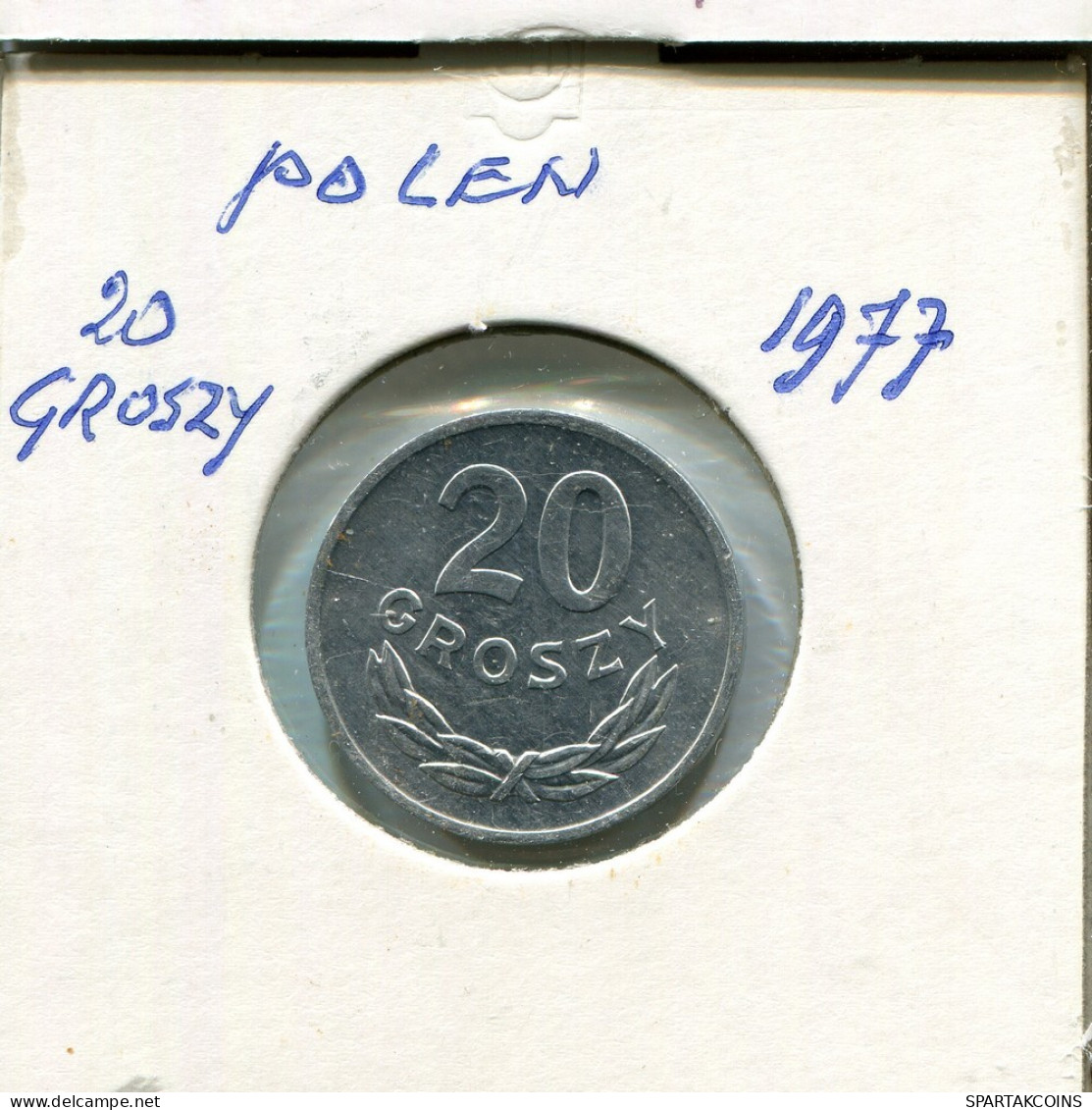 20 GROSZY 1977 POLAND Coin #AR776.U.A - Polen