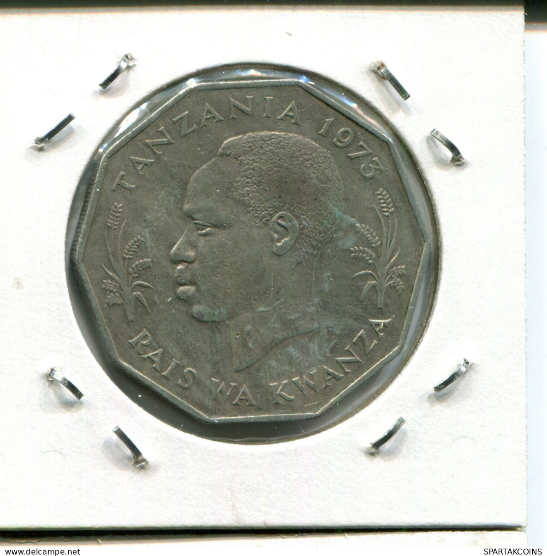 5 SHILLINGI 1973 TANZANIA Moneda #AX251.E.A - Tanzanie