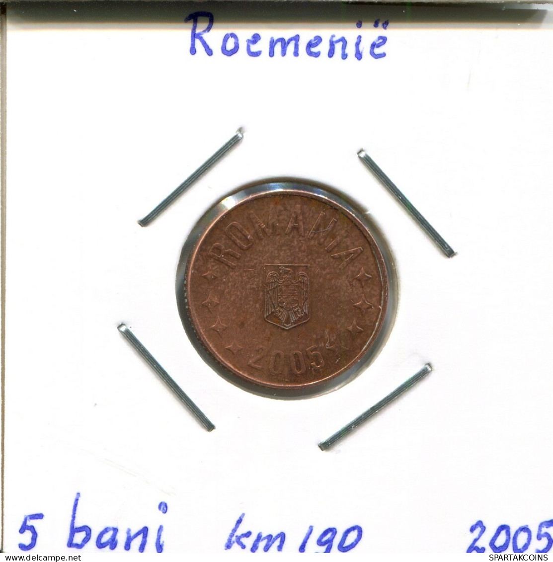 5 BANI 2005 RUMÄNIEN ROMANIA Münze #AP635.2.D.A - Roumanie