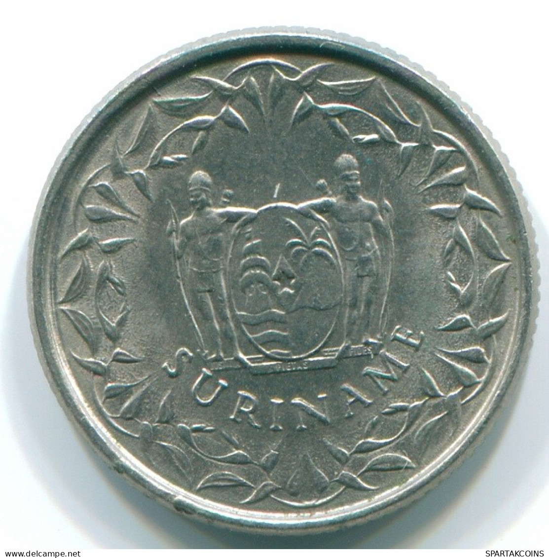10 CENTS 1976 SURINAME Nickel Pièce #S13295.F.A - Suriname 1975 - ...
