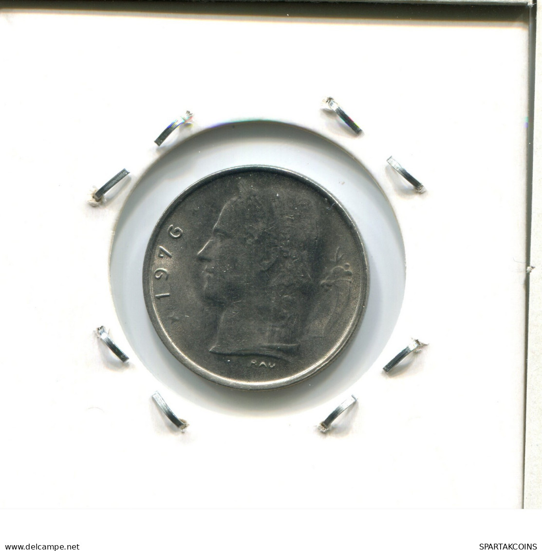 1 FRANC 1976 FRENCH Text BÉLGICA BELGIUM Moneda #AW900.E.A - 1 Franc