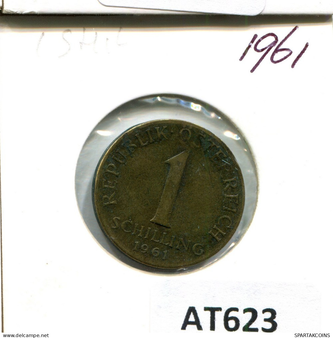 1 SCHILLING 1961 AUSTRIA Coin #AT623.U.A - Autriche