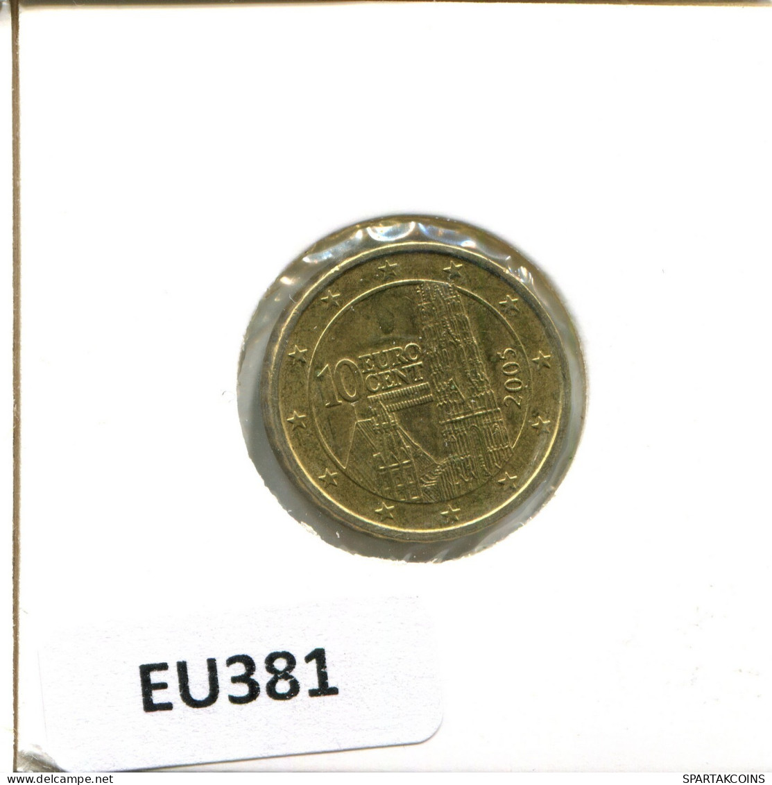 10 EURO CENTS 2005 AUTRICHE AUSTRIA Pièce #EU381.F.A - Oostenrijk