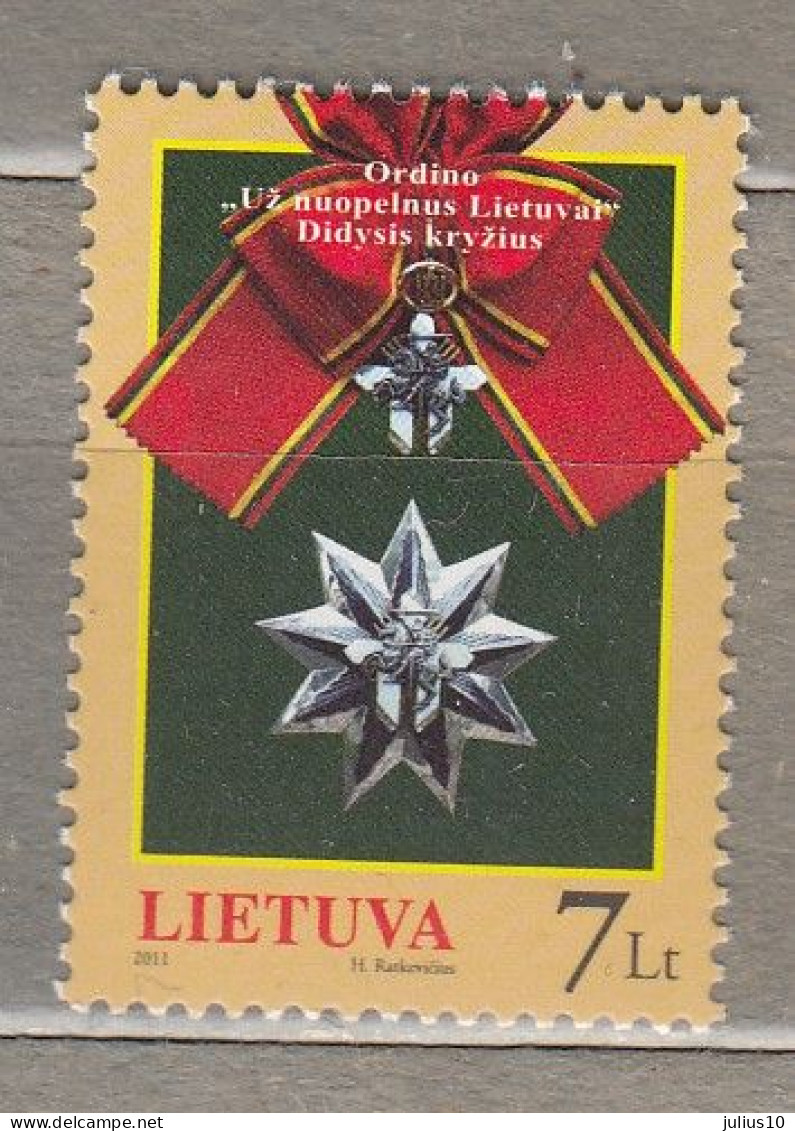 LITHUANIA 2011 Order MNH(**) Mi 1086 #Lt867 - Lithuania