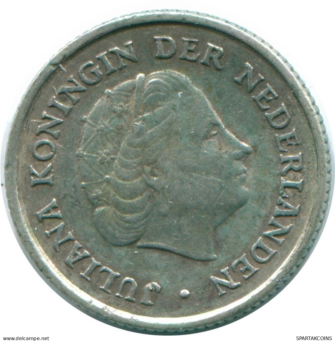 1/10 GULDEN 1963 NIEDERLÄNDISCHE ANTILLEN SILBER Koloniale Münze #NL12628.3.D.A - Netherlands Antilles