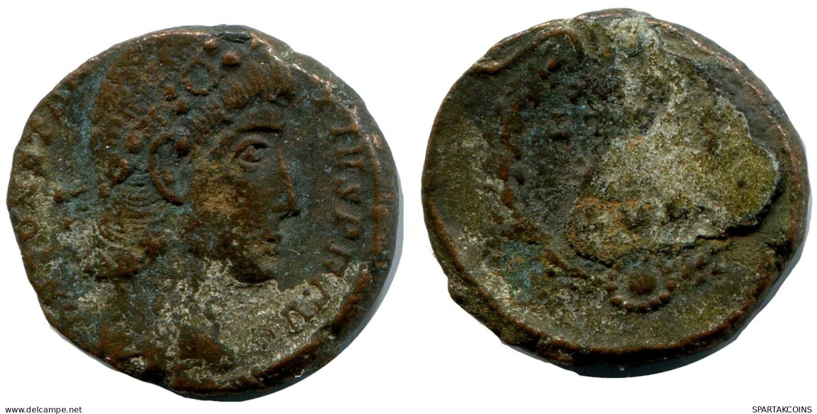 CONSTANTIUS II MINT UNCERTAIN FROM THE ROYAL ONTARIO MUSEUM #ANC10042.14.F.A - The Christian Empire (307 AD To 363 AD)