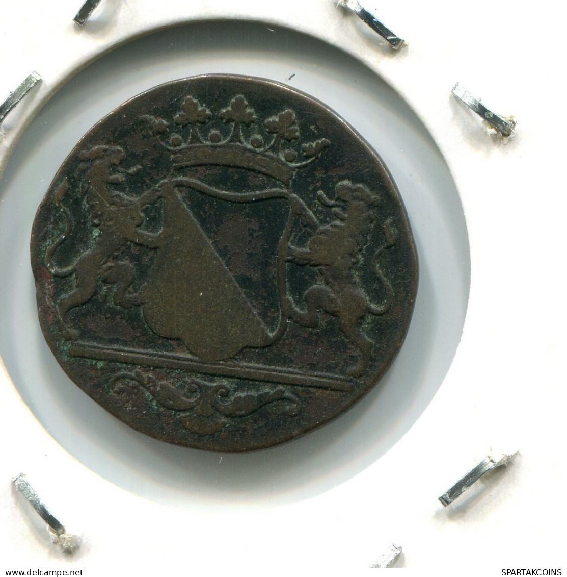 1790 UTRECHT VOC DUIT NEERLANDÉS NETHERLANDS Colonial Moneda #VOC1620.10.E.A - Dutch East Indies