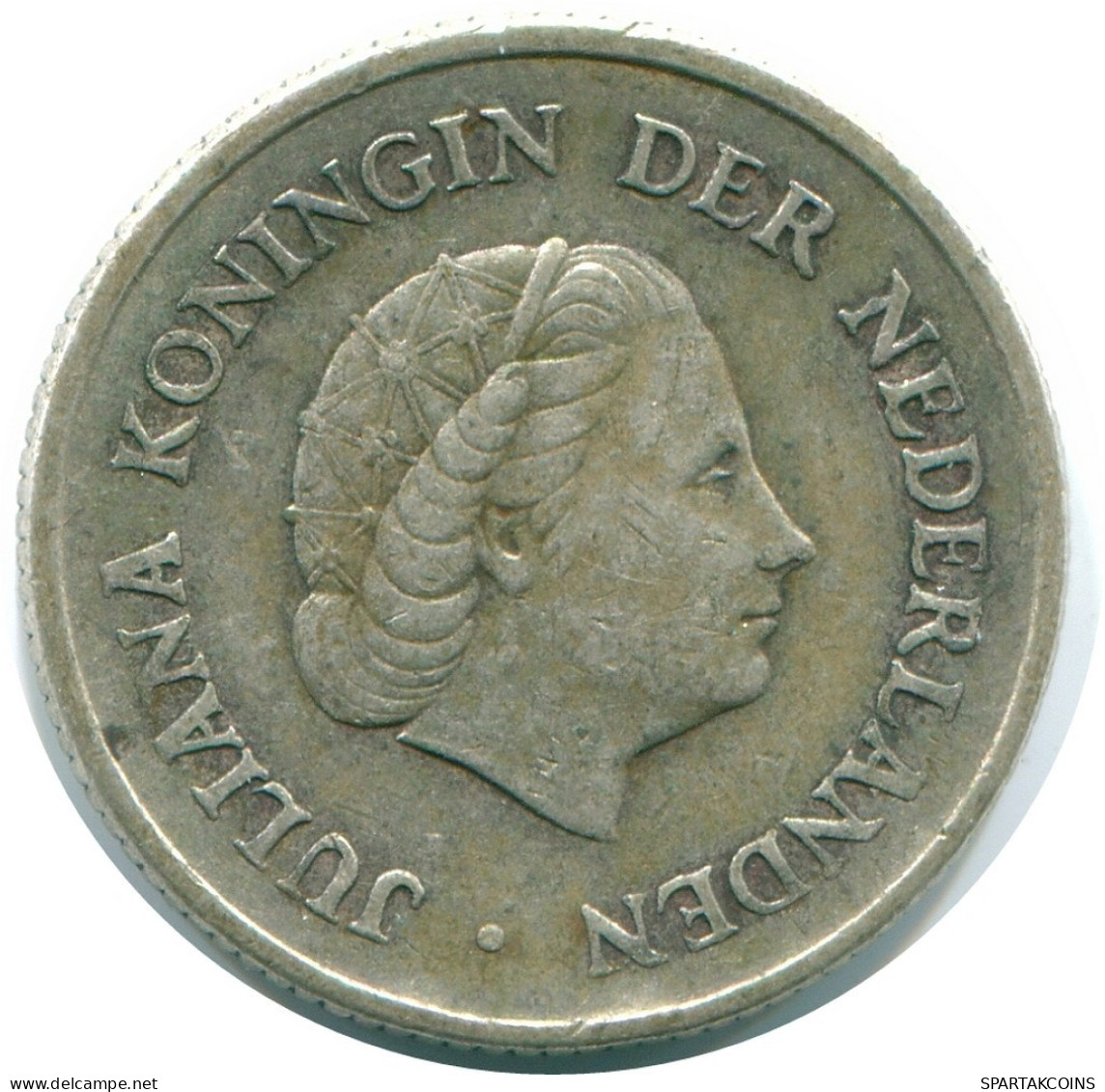 1/4 GULDEN 1967 NETHERLANDS ANTILLES SILVER Colonial Coin #NL11597.4.U.A - Netherlands Antilles