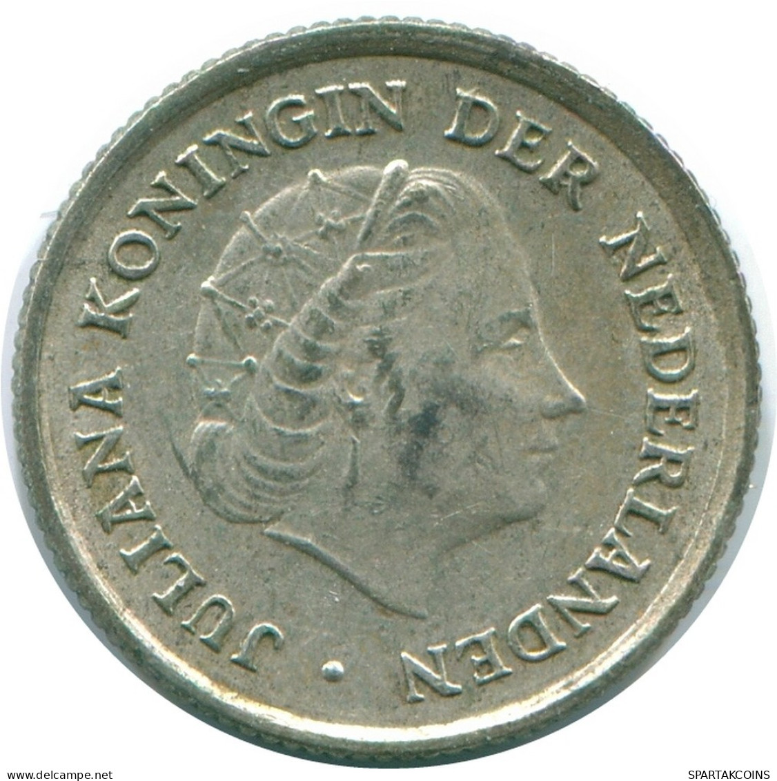 1/10 GULDEN 1963 NIEDERLÄNDISCHE ANTILLEN SILBER Koloniale Münze #NL12472.3.D.A - Netherlands Antilles