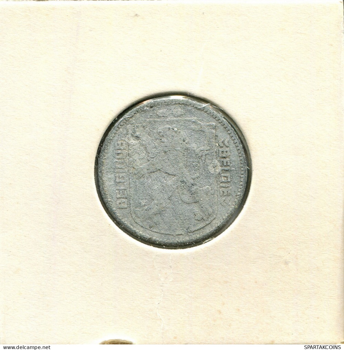 1 FRANC 1943 BELGIQUE-BELGIE BELGIUM Coin #AU615.U.A - 1 Frank