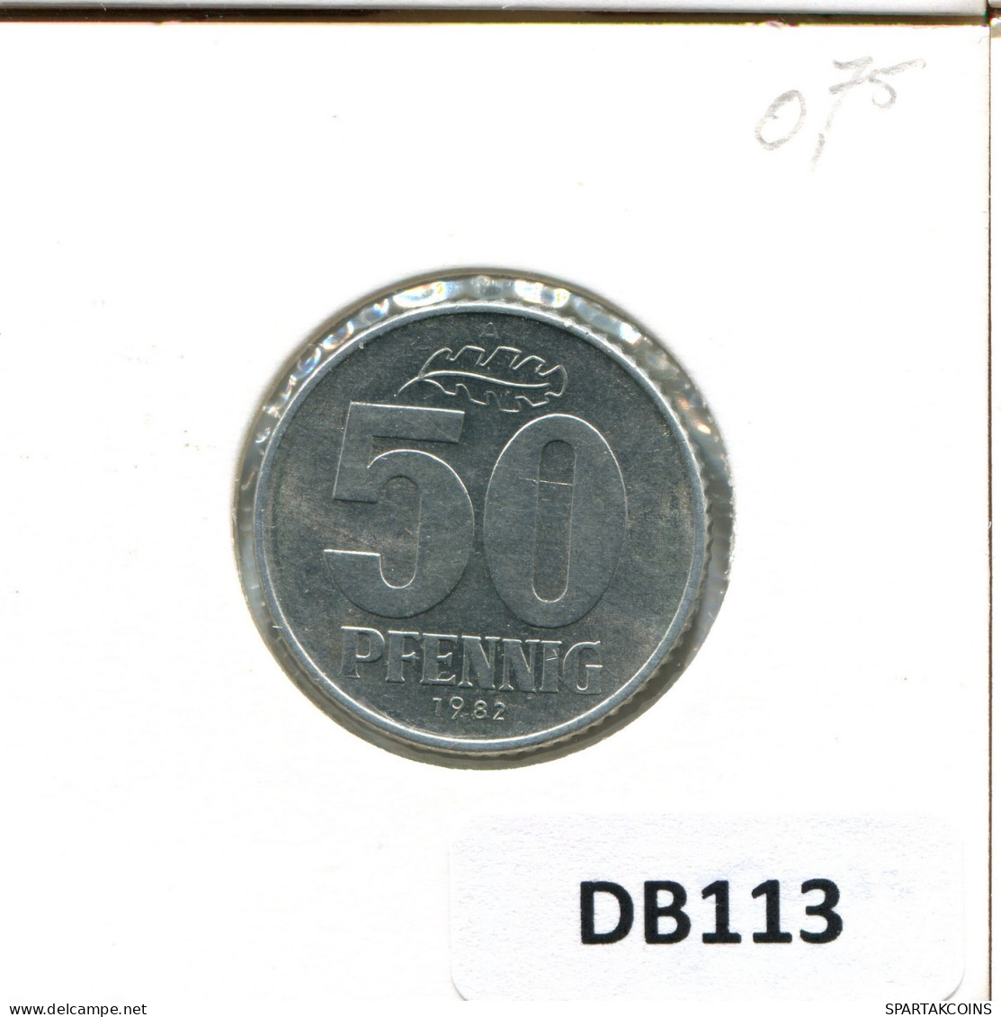 50 PFENNIG 1982 A DDR EAST ALLEMAGNE Pièce GERMANY #DB113.F.A - 50 Pfennig
