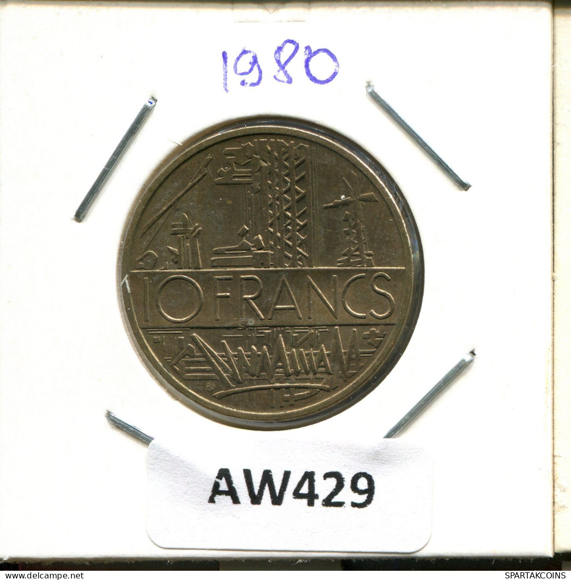 1 FRANC 1980 FRANCE Coin #AW429.U.A - 1 Franc