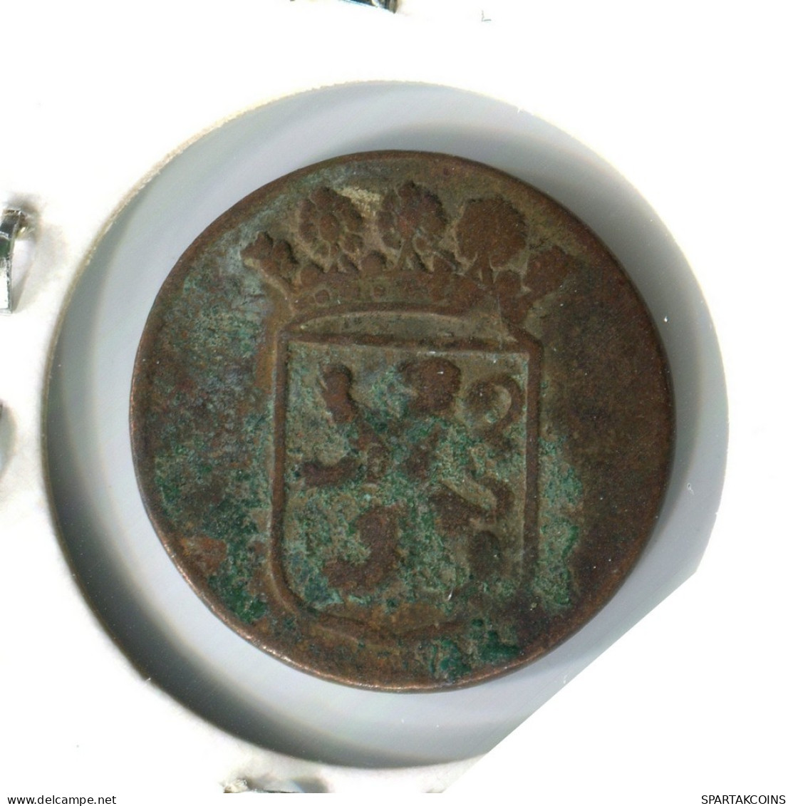 1735 HOLLAND VOC DUIT NEERLANDÉS NETHERLANDS Colonial Moneda #VOC1804.10.E.A - Indes Néerlandaises