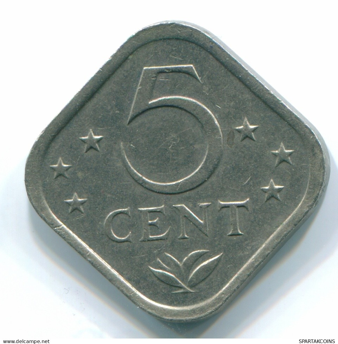 5 CENTS 1979 ANTILLES NÉERLANDAISES Nickel Colonial Pièce #S12290.F.A - Antilles Néerlandaises