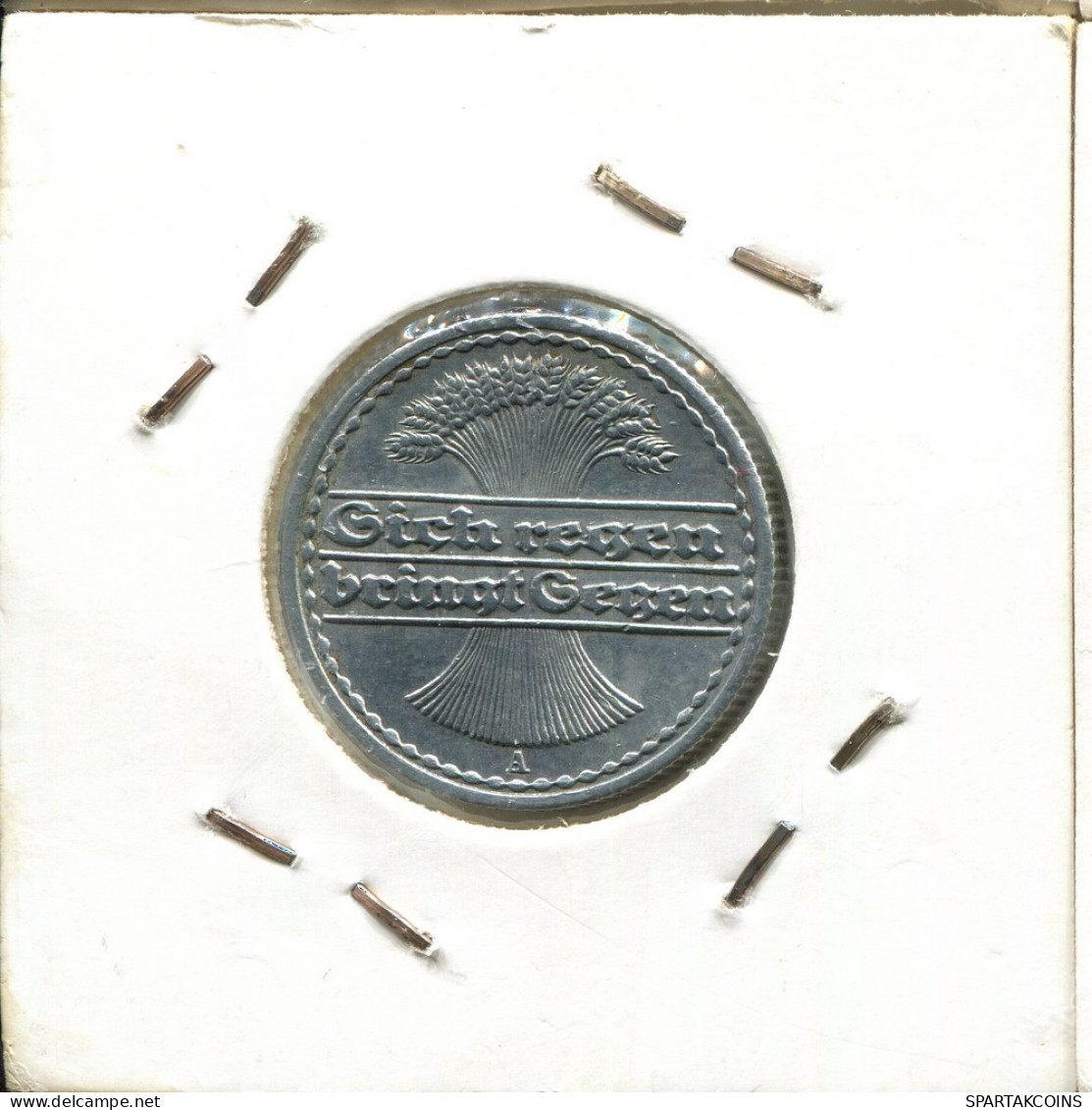 50 PFENNIG 1921 A ALEMANIA Moneda GERMANY #DB972.E.A - 50 Rentenpfennig & 50 Reichspfennig